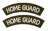 CL Distribution Pair HOME GUARD Shoulder titles - Re-enactors Badge/Flash