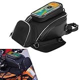 Motorcycle Tank Bag for Ducati 1198 2010, Waterproof Motorcycle Luggage with Adjustable Straps, Multi-Pocket Storage, Motorcycle Saddle Bags