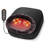 Snailax 2-in-1 Shiatsu Foot and Back Massager with Heat - Kneading Foot Warmer, Electric Feet Massage, Massagers for Back,Leg,Gifts for Women,Men