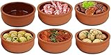 Seladan Clay Ovenproof Cooking Baking Dishes Set of 6, for Tapas, Gratin, Güvec, Greixonera, Cazuela UK