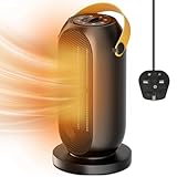 Portable Space Heater, Electric Heater Fan,Energy Efficient Electric Heaters,PTC Electric Space Heater with Tip-Over and Overheat Protection,6 Adjustable Modes &Heater for Office Room
