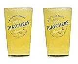 Thatchers Cider Half Pint Glasses CE 10OZ/280ml (Set of 2)