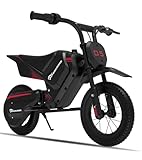 EVERCROSS EV05M Electric Motorcycle for Kids, 150W Kids Ride On Motor-cycle, 8/16 km/h Speed Modes & 15 km Long-Range Electric Motorcycle, 12'' Moto Cross for Children Aged 3-12 Years