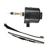 12V Universal Windscreen Wiper Motor with Arm and Blade Compatible with Tractor Fishing Boat ATV UTV