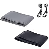 Miawtro Hand Sewing Steering Wheel Covers, 38cm / 15''universal Leather Car Steering Wheel Cover, Breathable Steering Wheel Cover Steering Wheel Protector for Qashqai Toyota Camry Rav4 Vw Golf