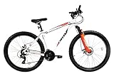 Dallingridge Viscount Hardtail Mountain Bike, 27.5" Wheel - White/Red