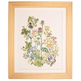 Thea Gouverneur - Counted Cross Stitch Kit - Herbs - Aida - 18 Count - Embroidery Kits for Adults - Crafts - DMC Embroidery Threads and Other Cross Stitch Supplies Included - 424A