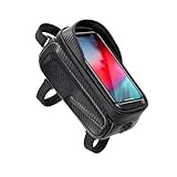 DAHJSD Bike Frame Bag for Merida BIG.Trail 500 2021 – Phone Holder for Bike, Bike Phone Mount, Bicycle Accessories, Rain-Resistant Storage for Road Bikes & Biking Gear