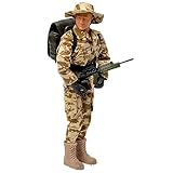 WORLD PEACEKEEPERS from Peterkin | 12" S.A.S. Action Figure & Accessories | 1:6 Scale | Action Figures & Accessories | Ages 3+, Camouflage, Camo