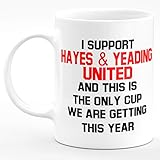 Amelia Gould Apparel I Support Hayes & Yeading United and This is The only Cup we are Getting This Year - Gift for him her 11oz Premium Grade Mug