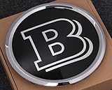 XRDSF Logo Badge for Mercedes Benz Brabus W253, Car Logo Front Grill Emblem Badge Hood Trunk Rear Logo Badge Emblem Emblem Sticker Car Accessor,B