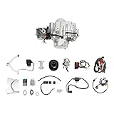 ROMYIX 125cc Motorbike Engine,4-Stroke Single-Cylinder Engine,CDI,Air Cooling Engine Full Kit for Go Kart, for Quad, Dirt Bike, ATV, Pit Bike