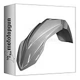 acerbis 0013757.070 front fender grey compatible with yamaha yz 250 2015 2016 2017 2018 2019 2020 2021 mototopgun