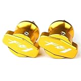 NFNVEKESD Swing Arm Spools For Y&amaha For FZ1 For F&azer For FZ1 2001-2012 2013 M6 Motorcycle CNC Aluminum Swingarm Spools Sliders Rear Stand Screws(Gold)