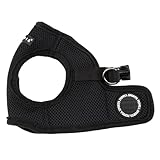 Puppia Soft Jacket Harness, Small, Black