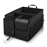 Car Boot Organiser for Twizy,68L Large Capacity, Multiple Compartments, and Foldable, 600D Oxford Cloth Is Solid and Durable, Auto Parts