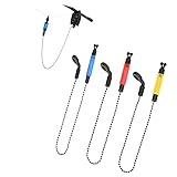 Bite Indicator 3 Pcs Light Fishing Alarms Portable Bobbins Hangers Alerter Light Rod Tackle Swinger Carp Practical Accessories Outdoor Rod IlluminatedCarp Fishing,Yellow,blue,red (19761119-24)