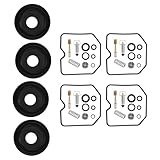 For GPZ400R ZX400 GPZ400 GPZ ZX 400 R Motorcycle Carburetor Repair Kit Floating Needle Gasket Air Screw Diaphragm