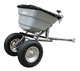 The Handy Towed Broadcast Spreader for Medium to Large Lawns for Seed, Fertiliser & Salt with Adjustable Feed Control & Universal Hitch - 2 Year Guarantee