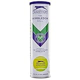 Wimbledon Slazenger Championships TENNIS BALLS 4 BALL WHITE & GOLD TIN