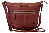 Rowallan Deep Tan Roxburgh Rustic Leather Shoulder Bucket Crossbody Small Bag 2713