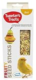 Tweeter's Treats Seed Sticks for Canaries - Fruity, 2 Count (Pack of 1)
