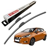SIlbak WIndscreen WIpers, for NISSAN MICRA (2017 ONWARDS) WIper Blades, 650mm/350mm
