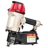 meite CN65 Air Coil Nail Gun, Professional Industrial Pneumatic Coil Siding Nailer for Siding, Pallets, Framing and Wood Case - Air Coil Nailer Uses Flat Top Coil Nails 38-65 mm
