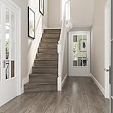 KwikClad Stair Cladding Kits for Home Renovation, Wood Finish (Linosa KC148)