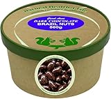Natural Health 4 Life Carol Anne Confectionery Dark Chocolate Brazil Nuts 500g, Recyclable Kraft Tub and Sealed with Kraft Paper to Retain Freshness, Gluten-Free, Vegetarian,7.6g Protein/100g (1 Tub)