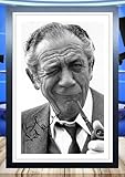 (616) Sid James Carry On Films Legend Signed Framed Autograph Signature A4 (21 X 297 CM) Art Work Wall Art Display (REPRINT) #####