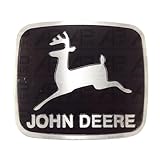 Front Bonnet Emblem Badge Replacement for John Deere 2140 2250 2450 2650 2850 3040 Tractor