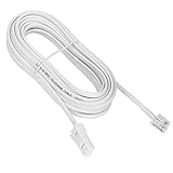 G-PLUG 10m BT to RJ11 Cable – UK Telephone Plug to RJ11 Lead for Landline, Router, ADSL Broadband, Fax, Sky Box, Virgin Media