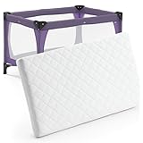 Brillars Cot Bed Mattress to Fit Red-Kite, Graco 93 x 64 x 6 cm Quilted Breathable/Anti Allergenic Foam Removable Cover - UK Made