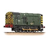Bachmann 35-926 Class 08 Diesel Shunter BR Green with Wasp Stripes,Weathered OO Gauge DCC Ready