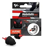 Alpine MotoSafe Race MotoGP™ - Reusable Earplugs for Bikers – Easy to wear with The Helmet - CE & UKCA Certified – 20dB Reduction – Ultra Soft Comfort Filters
