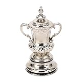 Leopacat Football Trophy,Mini Soccer Game Trophy Cup Model, High Simulation Metal League Ornaments Decor Awards Trophies Prizes 4.5cm for Table Bookshelf Living Room Sports Tournaments Competitions