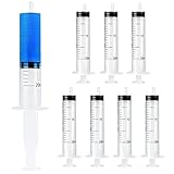 Sinofort 20ml Feeding Syringe, 8Pcs Plastic Syringe Without Needle for Feeding Pets Plant Watering Measuring Liquid