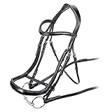 Shires Velociti Ergonomic Cavesson Bridle - Black Full