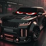 2pcs Cars Devil Eyes Light For VW Golf 7 7.5 MK7 MK7.5 2014 2015 2016-2020,Personalization Programmable Flexible Car Window Screen Led Display Glowing Animated Interior Accessories