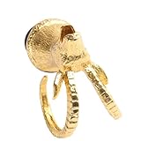 Toyvian Golden Antelope Head Wine Pourer with Animal Wine Aerator and Bottle Stopper Creative Lightweight Bottle Cap for Party Bar Restaurant Use Simple Instant Pour Design for Fun Festive