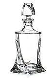 Quadro Whisky Spirit Decanter Made from Premium Lead Free Crystal 850ml