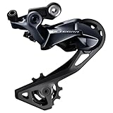 SHIMANO Ultegra RD-R8000 Ultegra 11-speed rear derailleur GS cage, Black, One Size, IRDR8000GS, Grey