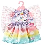 BABY born Fantasy Fairy Outfit 43 cm for Dolls - Unicorn, Rainbow and Fairy Wings Design - Easy for Small Hands, Creative Play Promotes Empathy and Social Skills, For Toddlers 3 Years and Up
