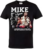 Boxing Mike Tyson Cotton Men's T-Shirt Black