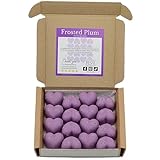 RSWellness Frosted Plum Soy Wax Melts Scented - 16 Heart Wax Melts Gift Set - Highly Scented Handmade Home Fragrance - Vegan & Pet Friendly