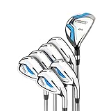 Forgan F200 Stainless Steel Iron Set with Hybrid, Mens Right Hand, Steel Shafts