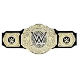 Mattel WWE Championship Title, World Heavyweight Championship Role-Play & Costume Piece, Leather-like Belt 3+ Feet with One-Time Adjustment, HYF18