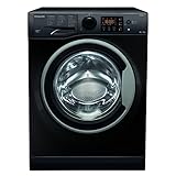 Hotpoint NDB 9635 BS UK Freestanding 9/6 kg Washer Dryer, rpm, Black