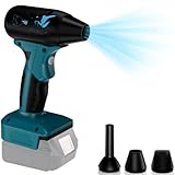for Makita 18V Li-ion Lithium Battery Powered Jet Dry Blower, 130000RPM Compressed Air Duster, 4 Gear Adjustable Air Duster, Jet Fan Mini Blower for Tools, Car, Computer, Keyboard(No Battery)